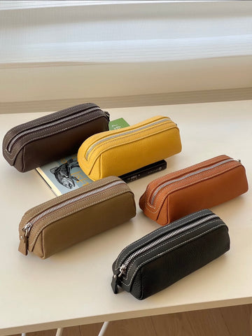 Rivet Genuine Leather Utility Case in Assorted Colors