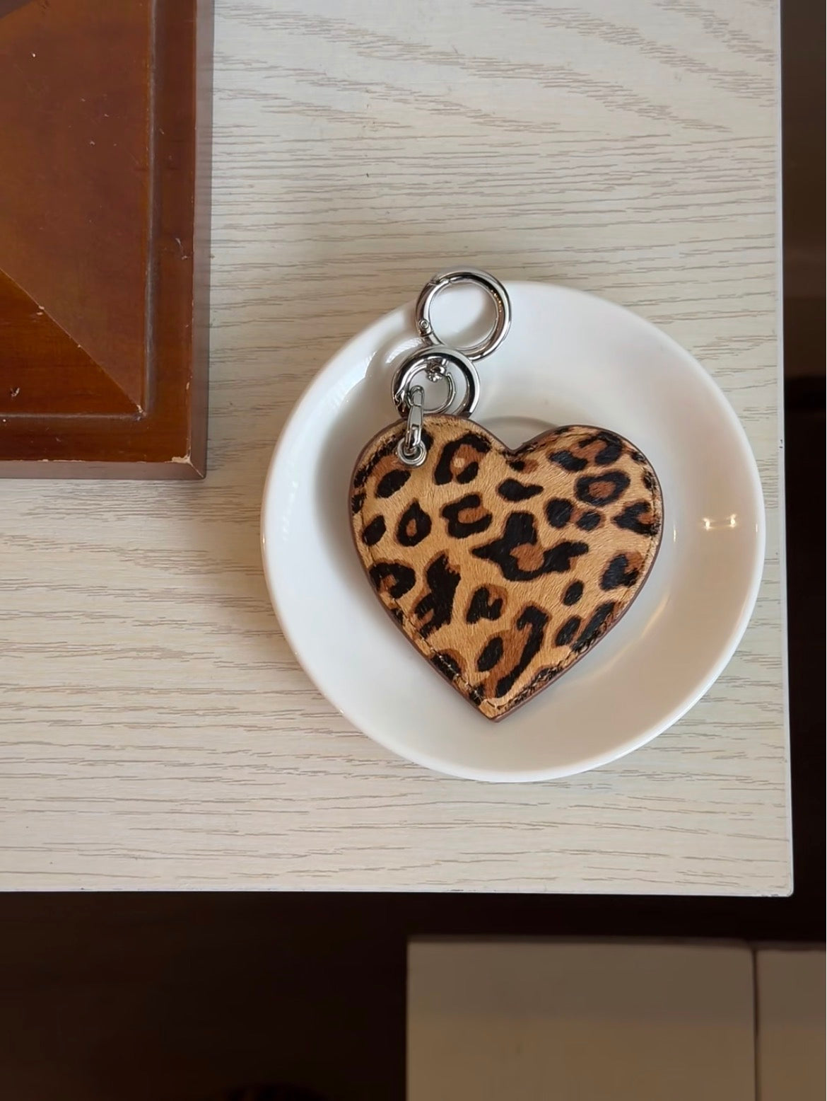 Vela Heart Mirror Charm