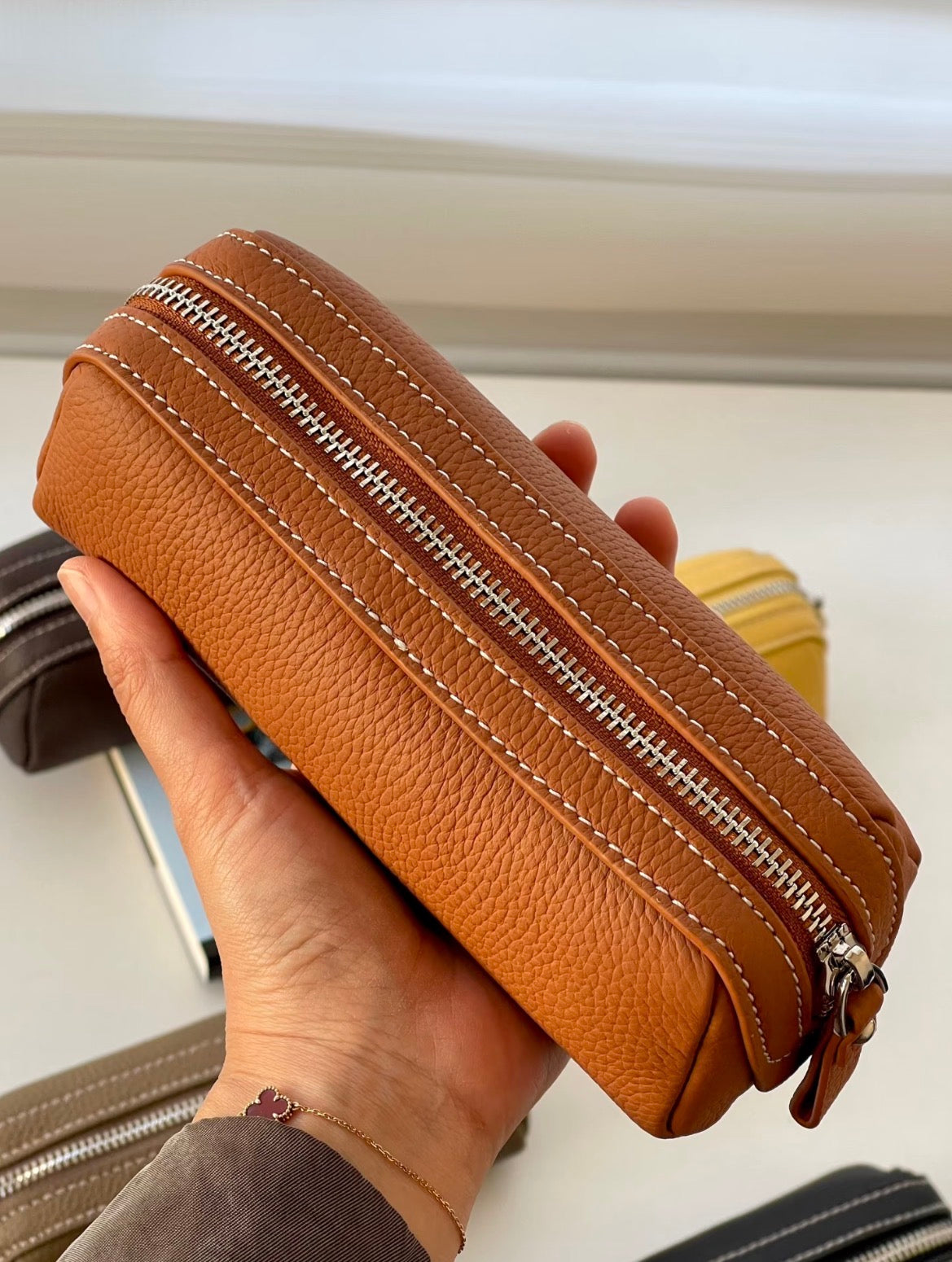 Rivet Leather Utility Case