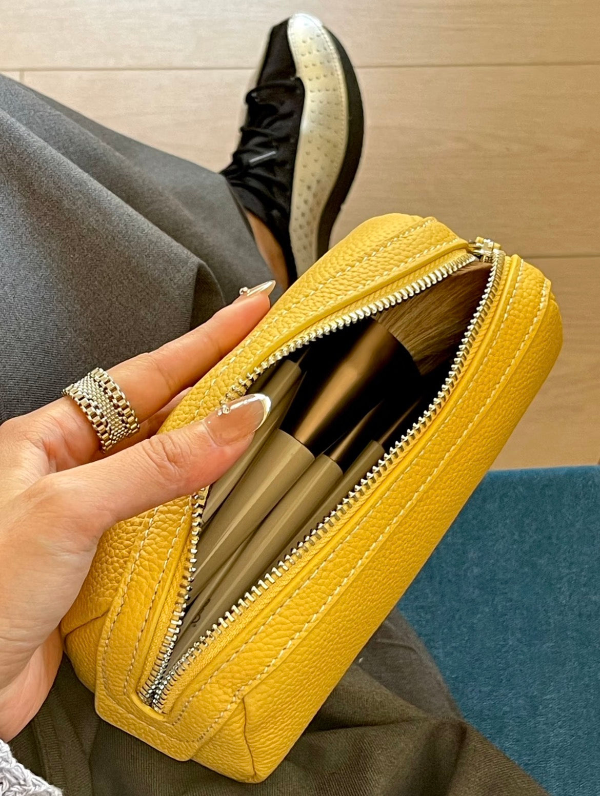 Rivet Leather Utility Case