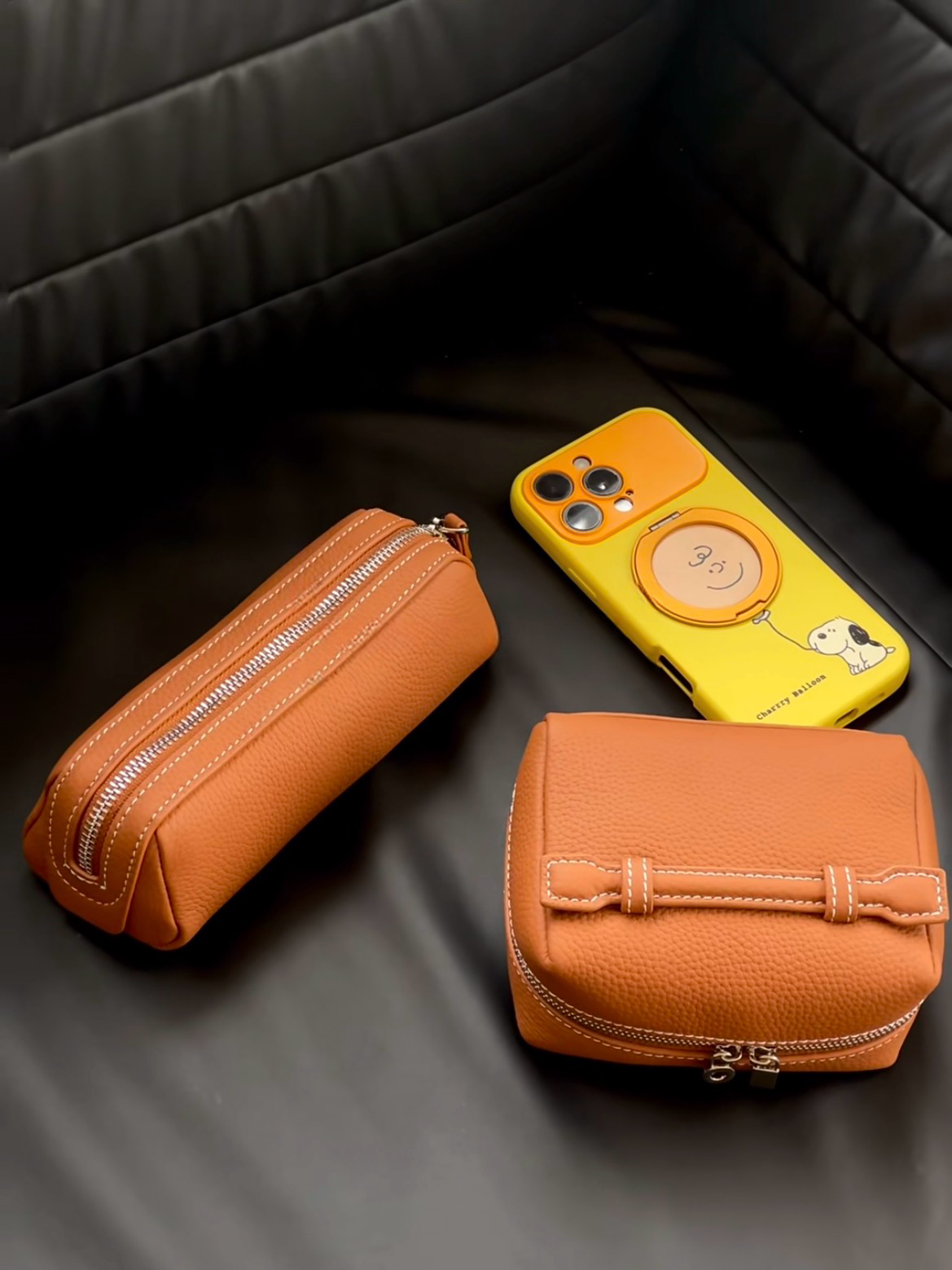 Rivet Leather Utility Case