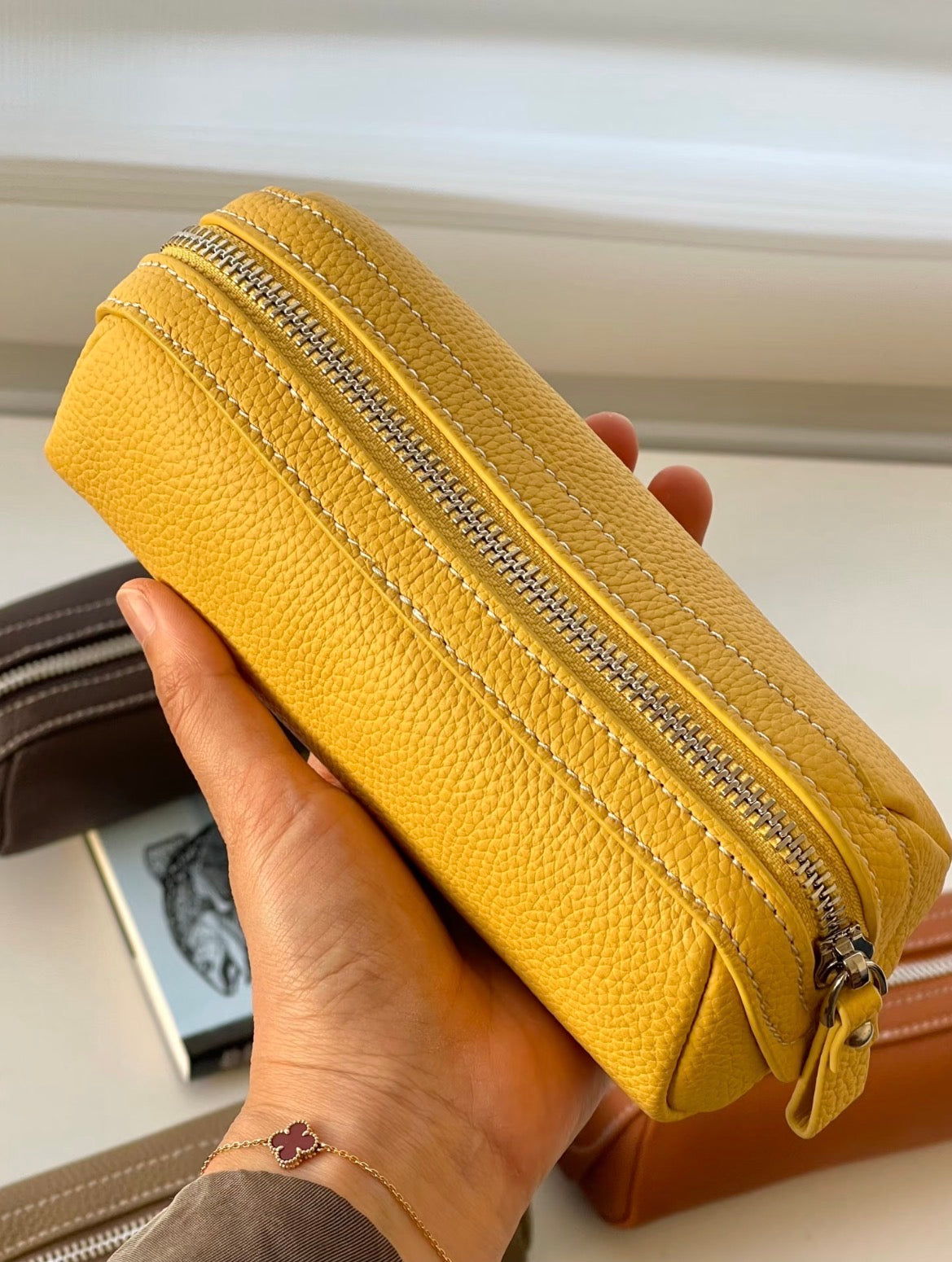 Rivet Leather Utility Case