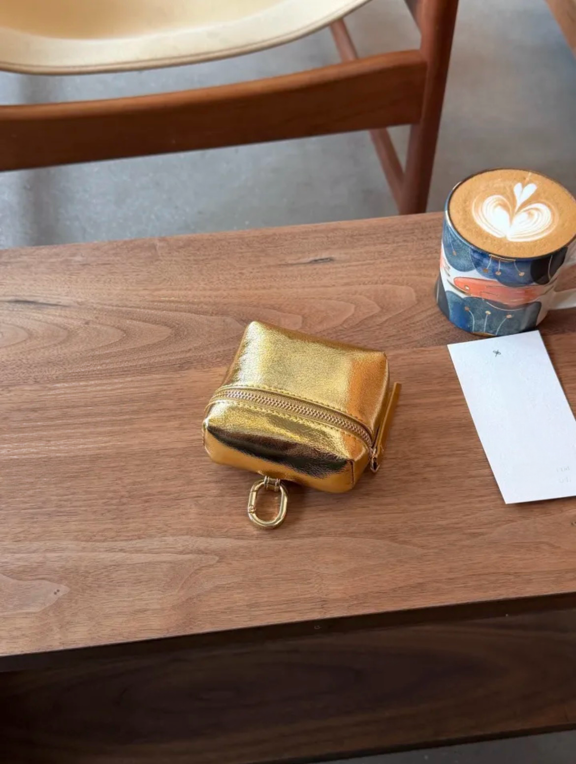 Siva Metallic Mini Pouch