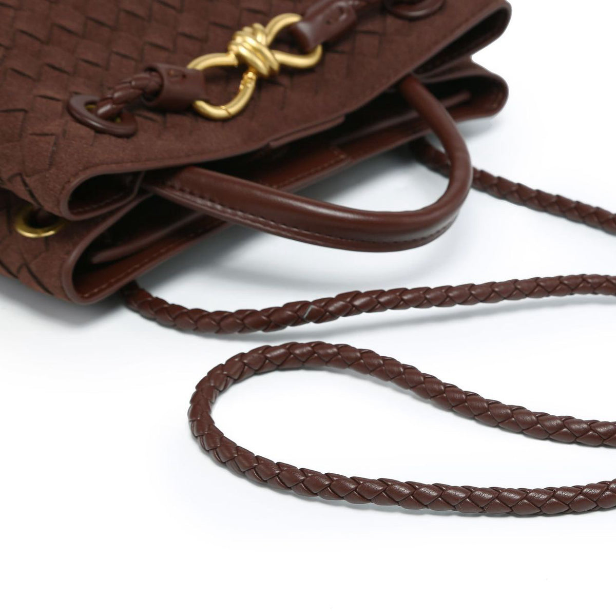Woven Charm Satchel