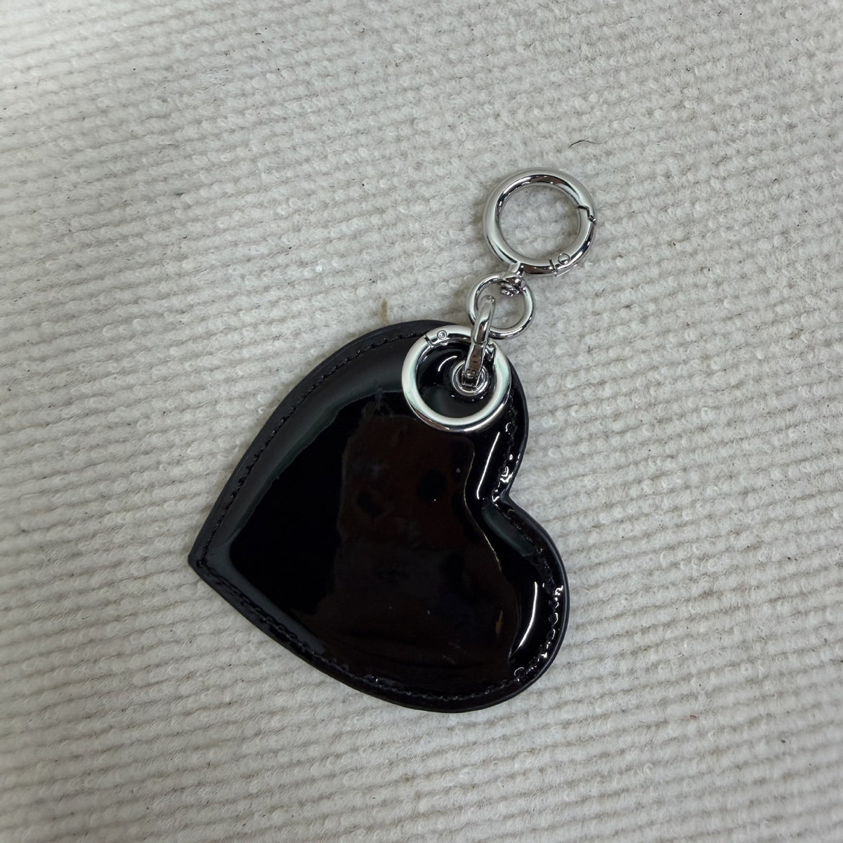 Vela Heart Mirror Charm