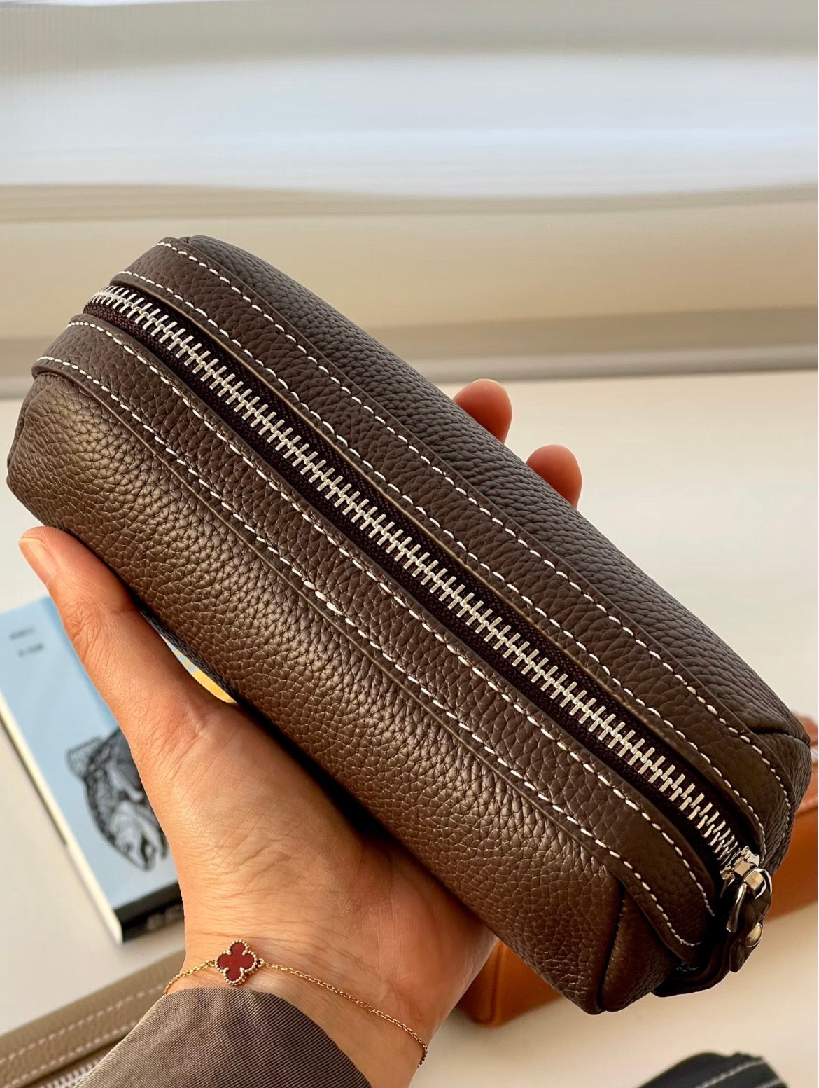 Rivet Leather Utility Case