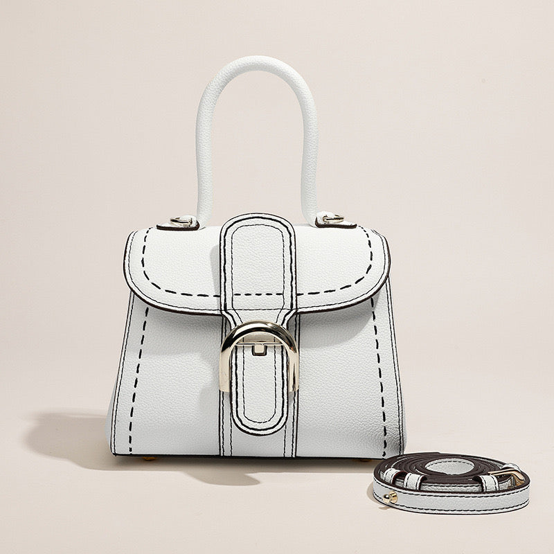 Stitch Elegance Satchel