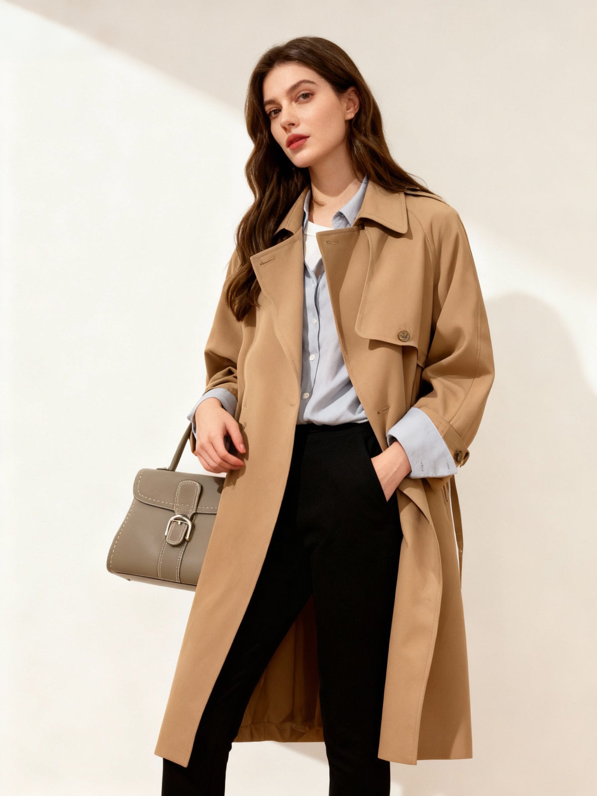 Stitch Elegance Satchel