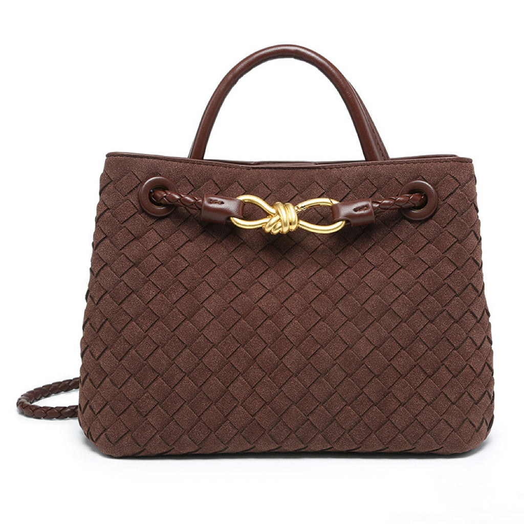 Woven Charm Satchel