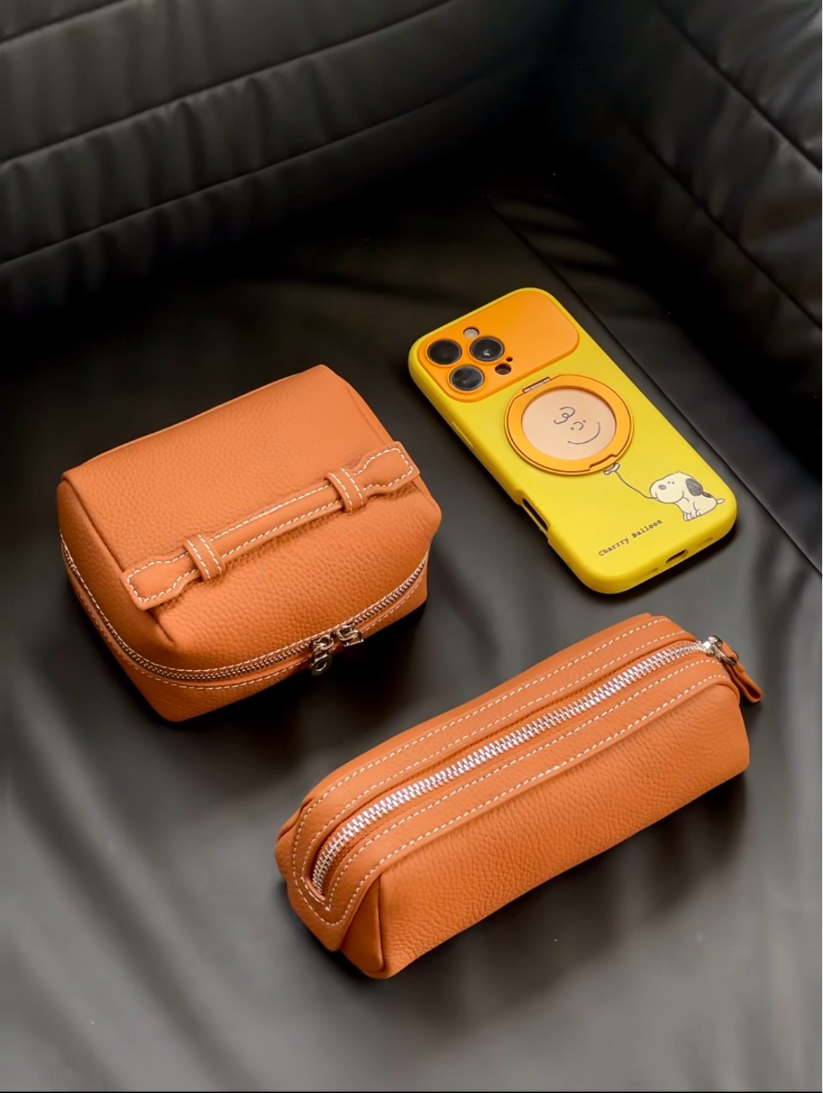 Rivet Leather Utility Case