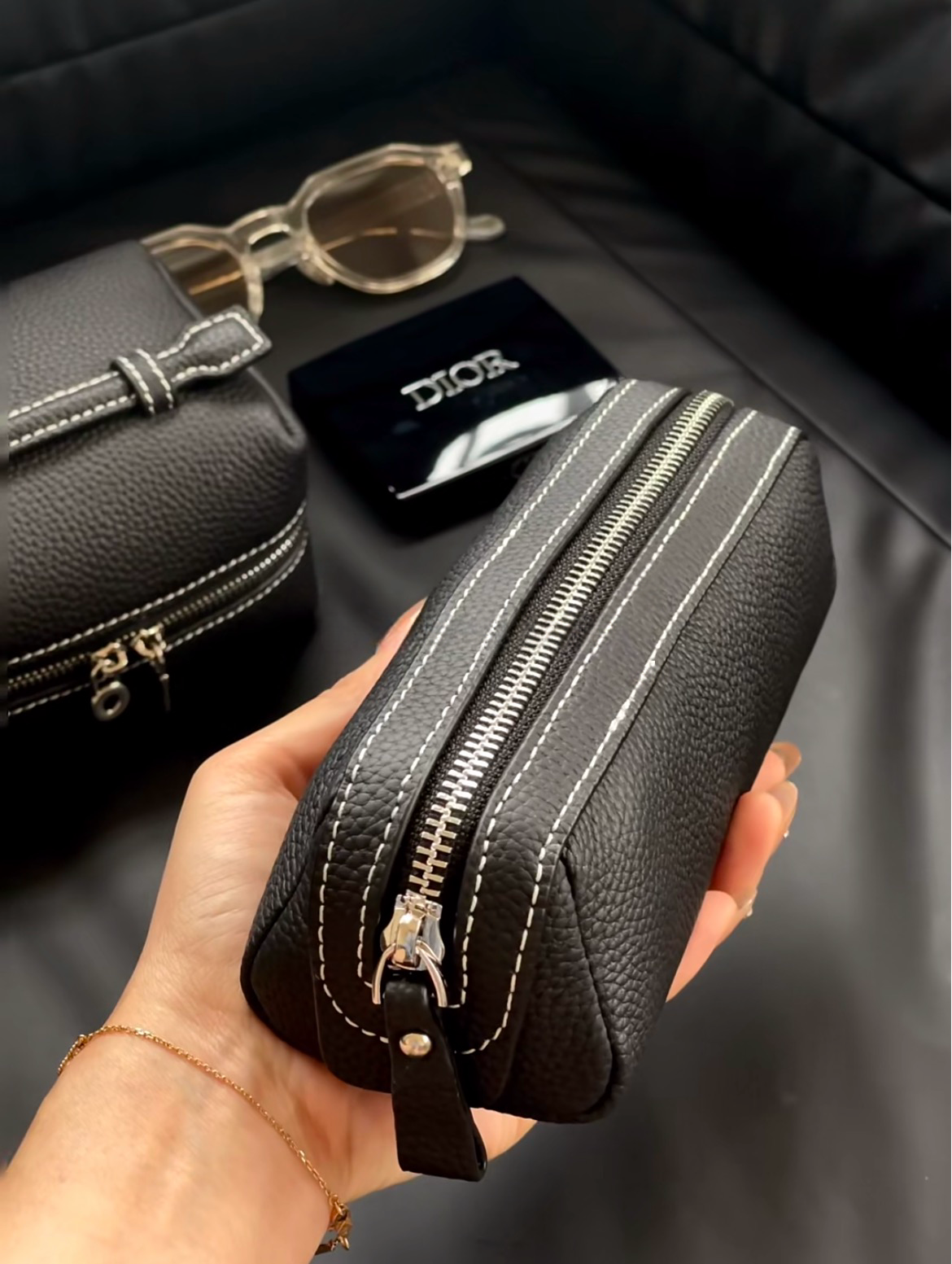 Rivet Leather Utility Case