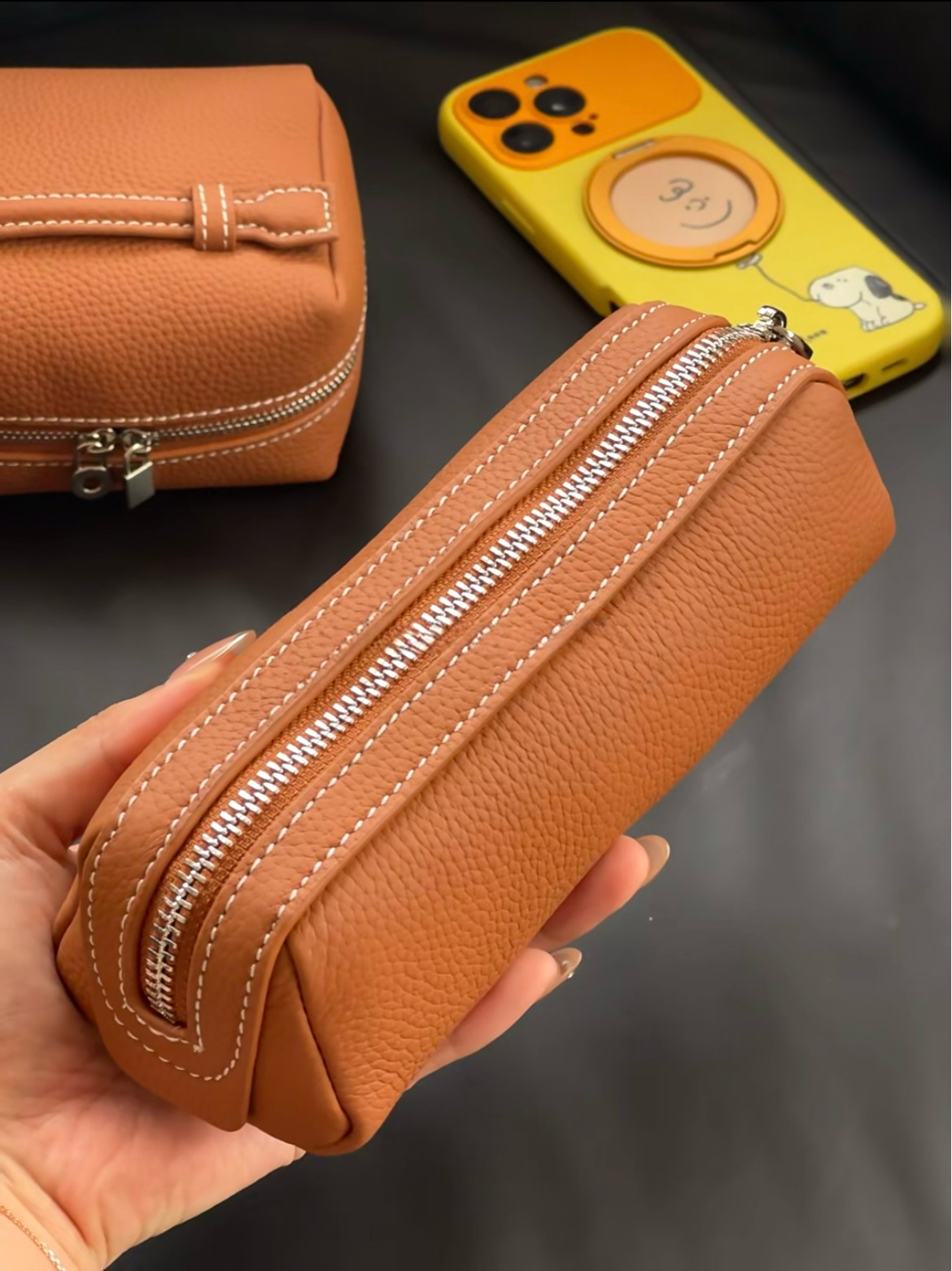 Rivet Leather Utility Case