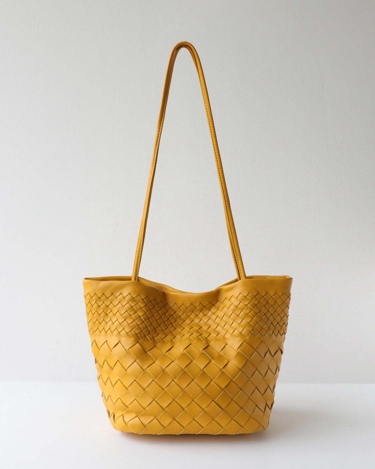 Mira Woven Bucket Bag