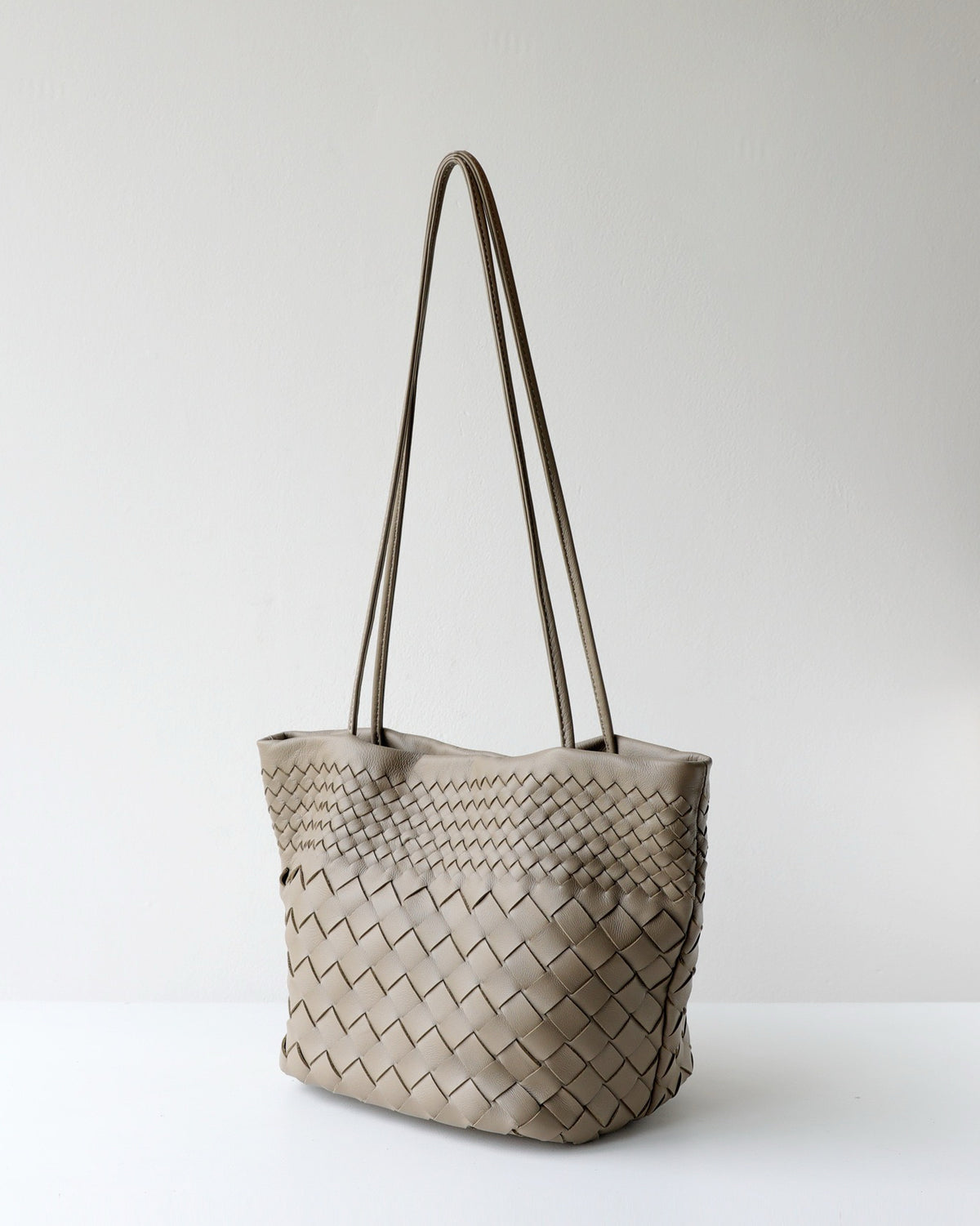 Mira Woven Bucket Bag