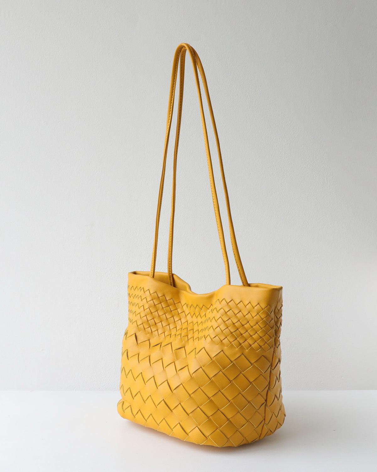 Mira Woven Bucket Bag