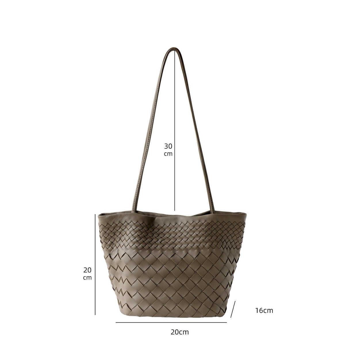 Mira Woven Bucket Bag