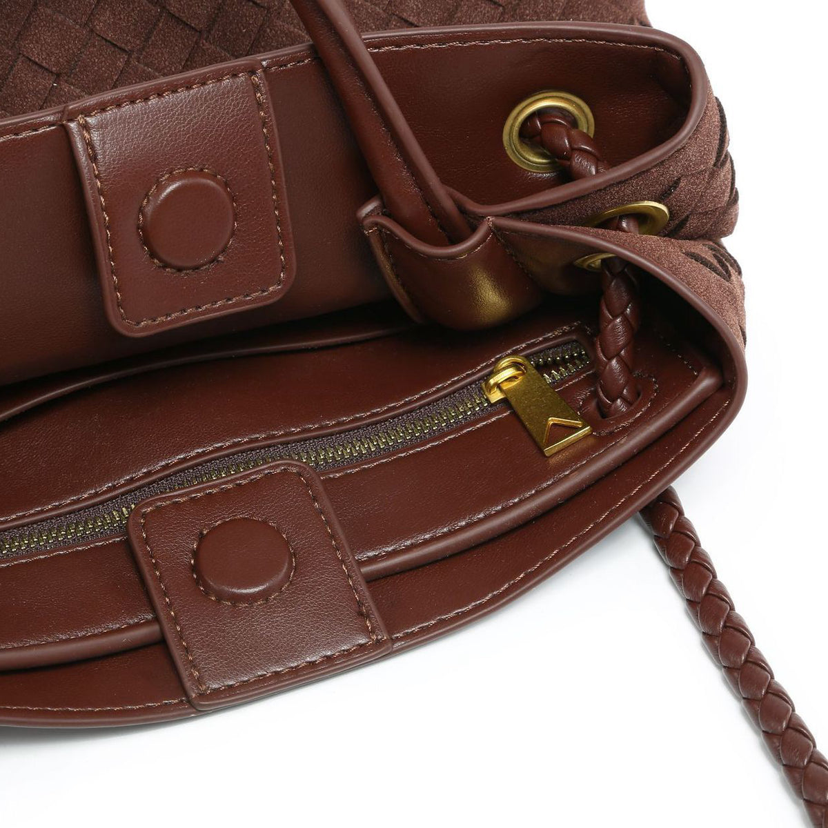 Woven Charm Satchel