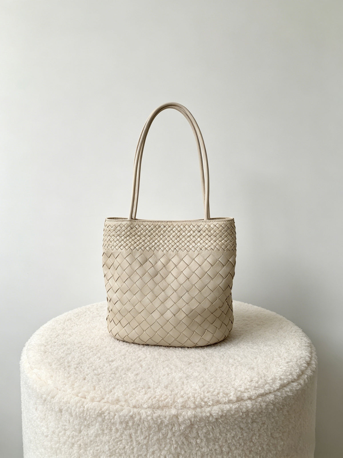 Mira Woven Bucket Bag