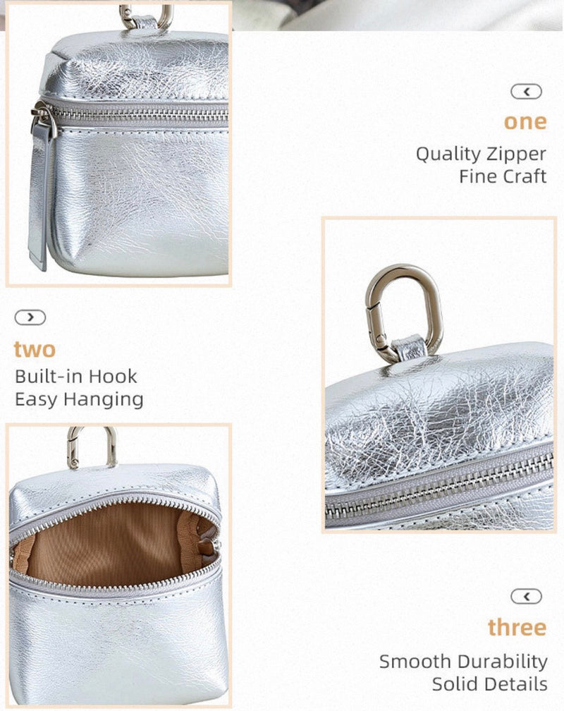 Siva Metallic Mini Pouch