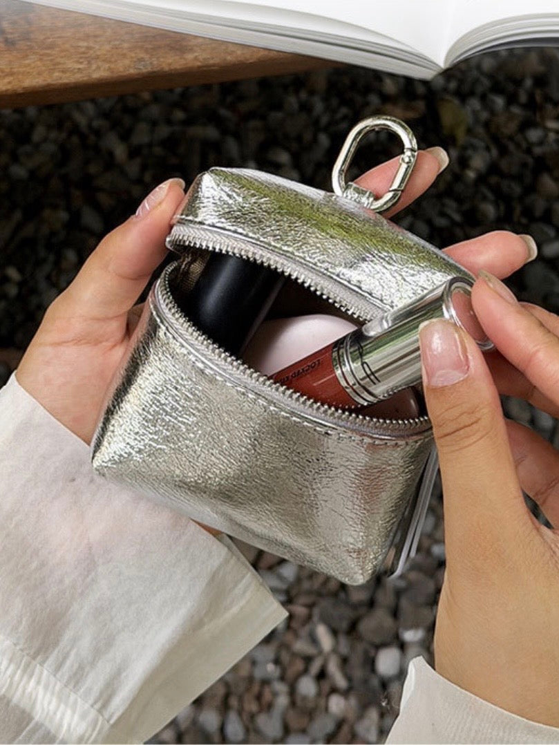 Siva Metallic Mini Pouch