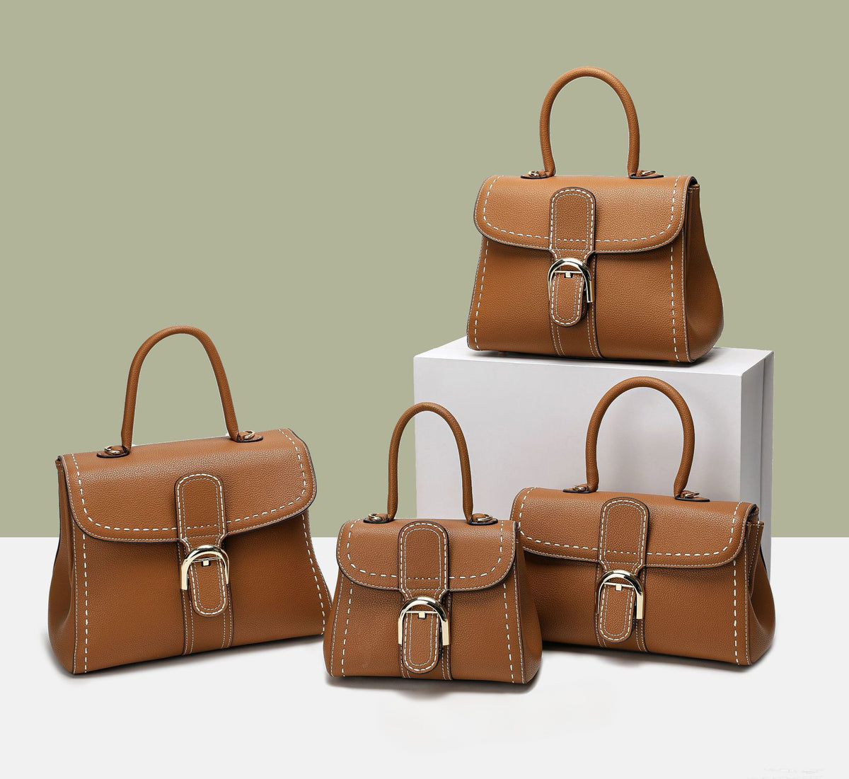 Stitch Elegance Satchel